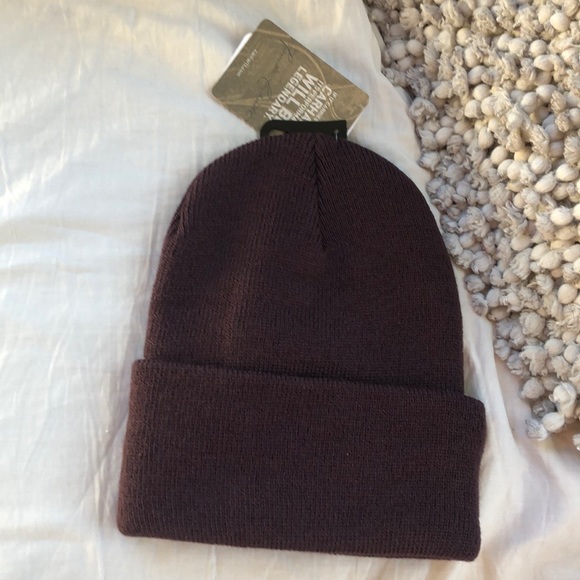 Maroon WOMANS New Carhartt Watch hat beanie NEW - Picture 6 of 6